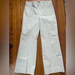 J Crew Lizzie high-rise patch-pocket wide-leg pant 30